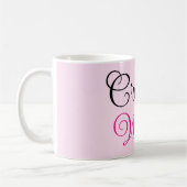 Creative Writer Pastel Pink Kaffeetasse (Links)
