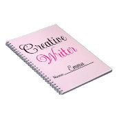 Creative Writer Pastel Pink Notizblock (Rechte Seite)