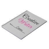 Creative Writer Pastel Pink Notizblock (Linke Seite)