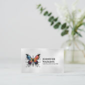 Creative Writing - Fountain Ink Pen Butterfly Visitenkarte (Stehend Vorderseite)