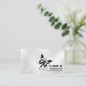 Creative Writing - Fountain Ink Pen Butterfly Visitenkarte (Stehend Vorderseite)