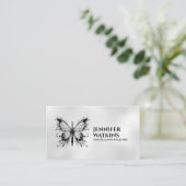 Creative Writing - Fountain Ink Pen Butterfly Visitenkarte (Stehend Vorderseite)