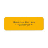 Creative Yellow Color Schlicht Elegant Einfach (Vorne)