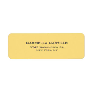 Creative Yellow Color Schlicht Elegant Einfach