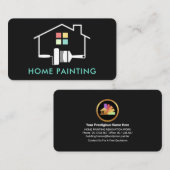 Creative Zuhause Brush Frame Painter Visitenkarte (Vorne/Hinten)