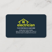 Creative Zuhause Electrical Service Visitenkarte (Rückseite)