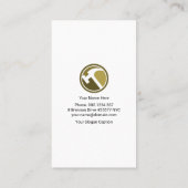 Creative Zuhause Reparatur Motif Handyman Visitenkarte (Rückseite)