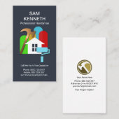 Creative Zuhause Reparatur Motif Handyman Visitenkarte (Vorne/Hinten)