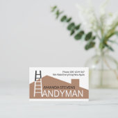 Creative Zuhause Rooftop Ladder Brush Builder Visitenkarte (Stehend Vorderseite)