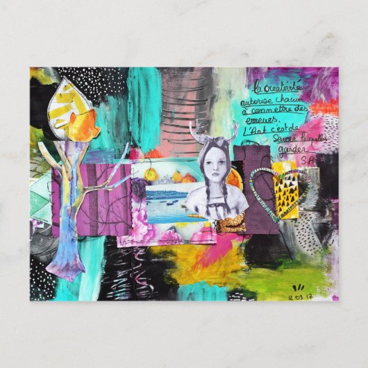 Créativité Postkarte (Vorderseite)