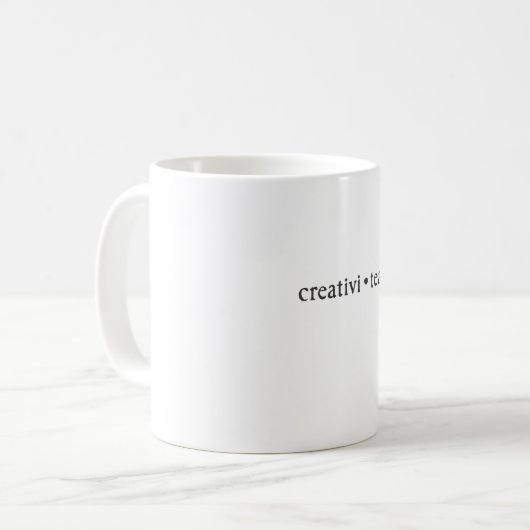 CreativiTea Kaffeetasse (Vorderseite Links)