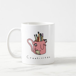 Creativitea lustige Comic-Tee-Tasse Kaffeetasse