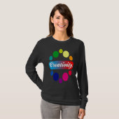 Creativity acrylic painter artist T-Shirt (Vorne ganz)