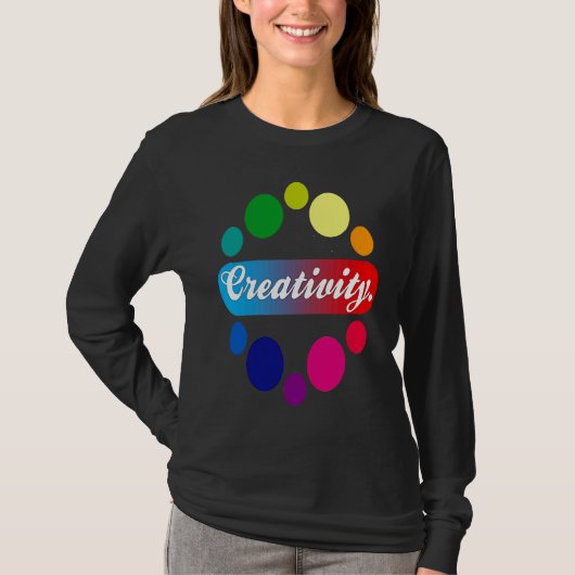 Creativity acrylic painter artist T-Shirt (Vorderseite)