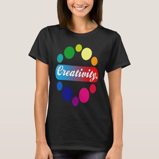 Creativity acrylic painter artist T-Shirt (Vorderseite)