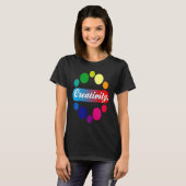 Creativity acrylic painter artist T-Shirt (Vorne ganz)