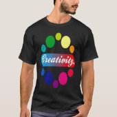 Creativity acrylic painter artist T-Shirt (Vorderseite)