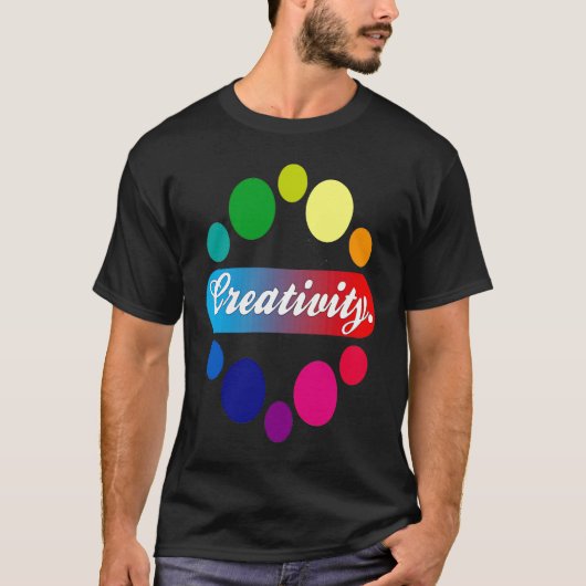 Creativity acrylic painter artist T-Shirt (Vorderseite)