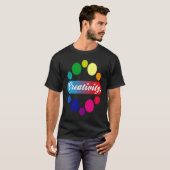 Creativity acrylic painter artist T-Shirt (Vorne ganz)