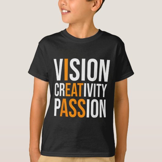 Creativity On Shirt Sarcastic Funny Motivation (Vorderseite)