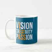 Creativity On Shirt Sarcastic Funny Motivation  Kaffeetasse (Links)