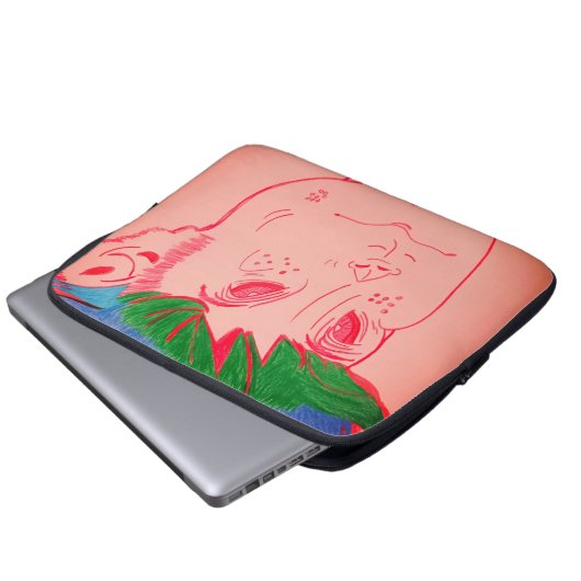 Creature Features Animation Laptop Sleeve (Vorne Knopf)