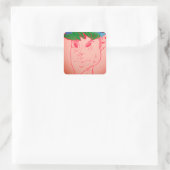 Creature Features Animation Square Stickers (Tasche)