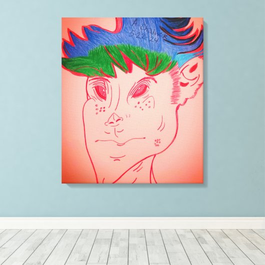 Creature Features Animation Stretched Canvas Print Leinwanddruck (Insitu (Holzboden))