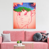 Creature Features Animation Stretched Canvas Print Leinwanddruck (Insitu (Wohnzimmer))