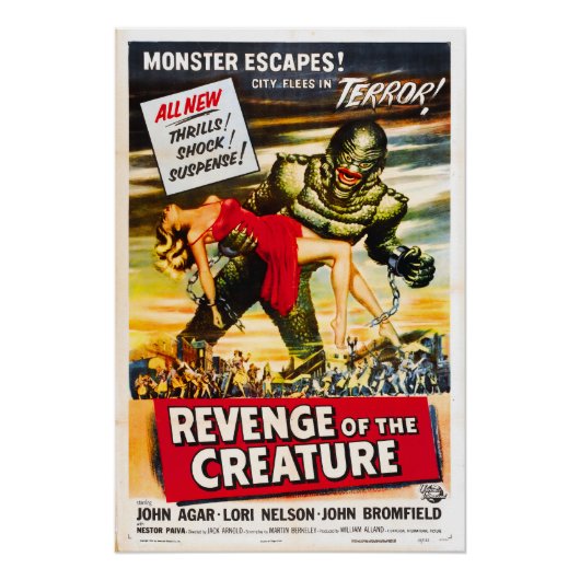 Creature Horror Monster Filmplakat Poster (Vorderseite)