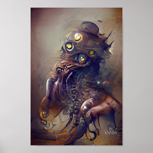 CREATURE SHOW Fantasy Art Illustrations Poster (Vorne)
