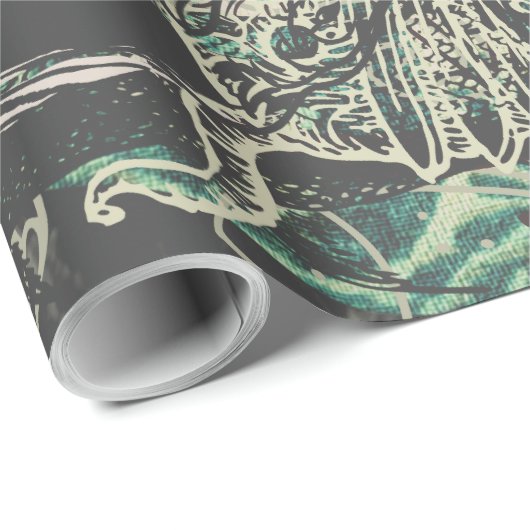 Creatures Geschenkpapier (Rolleneckpunkt)