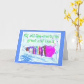 Creatures Great and Small Karte (Gelbe Blume)