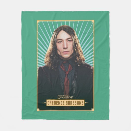 Credence Barebone-Zeichen Grafik Fleecedecke (Vorderseite)