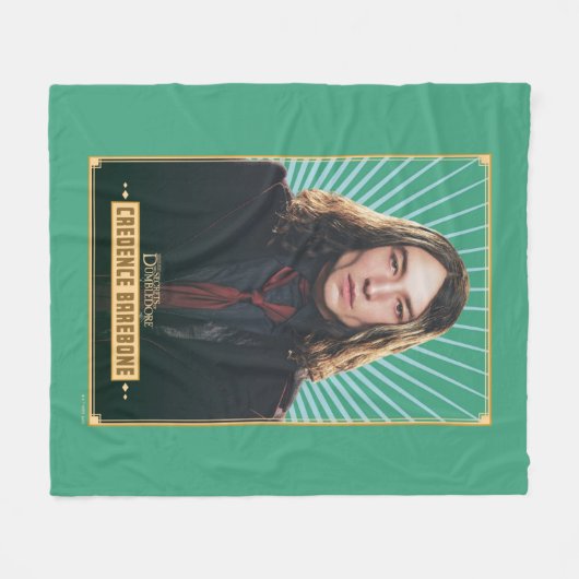 Credence Barebone-Zeichen Grafik Fleecedecke (Vorderseite (Horizontal))