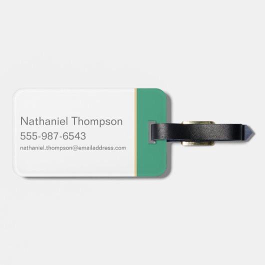 Credence Barebone-Zeichen Grafik Gepäckanhänger (Rückseite horizontal)