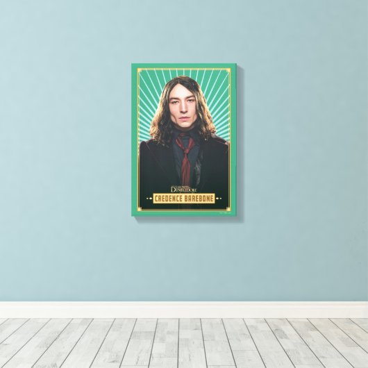 Credence Barebone-Zeichen Grafik Leinwanddruck (Insitu (Holzboden))