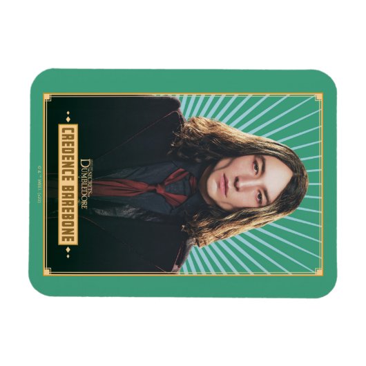 Credence Barebone-Zeichen Grafik Magnet (Horizontal)