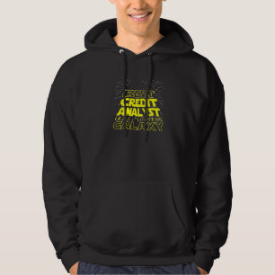 Credit Analyst Cool Galaxy Job Hoodie