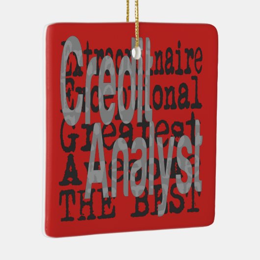 Credit Analyst Extraordinaire Keramikornament (Rechts)