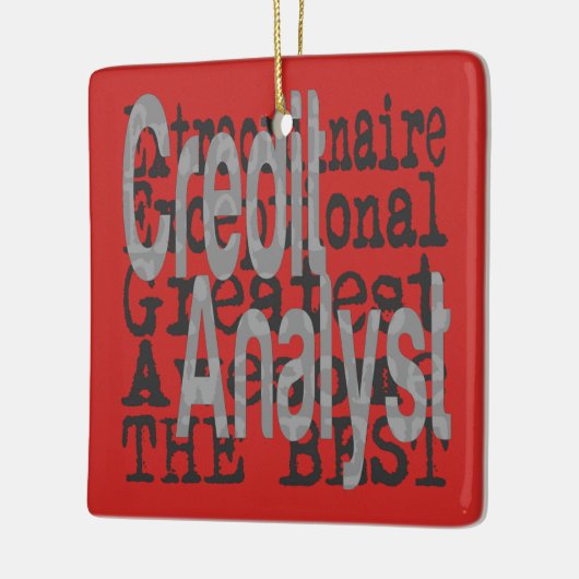 Credit Analyst Extraordinaire Keramikornament (Links)