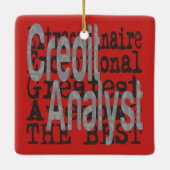 Credit Analyst Extraordinaire Keramikornament (Rückseite)