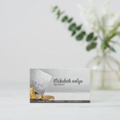 Credit Card and Gold Coins Visitenkarte (Stehend Vorderseite)