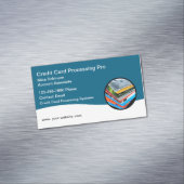 Credit Card Processing Services Rep Magnetische Visitenkarte (Beispiel)