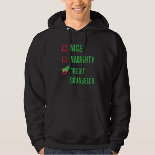 Credit Counselor Funny Pajama Weihnachten Hoodie