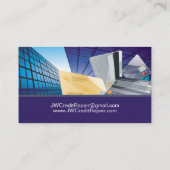 Credit Repair Financial Management Finance Visitenkarte (Rückseite)