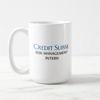 Credit Suisse Risk Management Intern Kaffeetasse