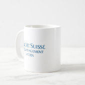 Credit Suisse Risk Management Intern Kaffeetasse (Vorderseite Links)