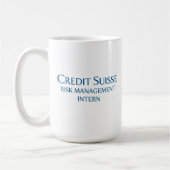 Credit Suisse Risk Management Intern Kaffeetasse (Links)