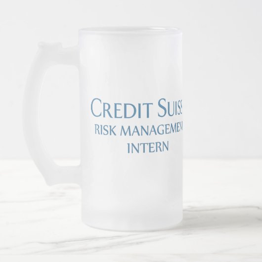 Credit Suisse Risk Management Intern Mattglas Bierglas (Links)
